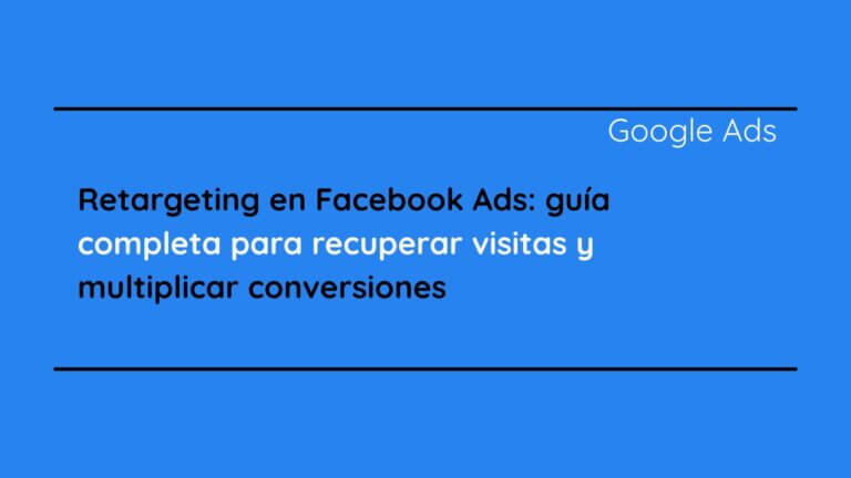 Retargeting en Facebook Ads