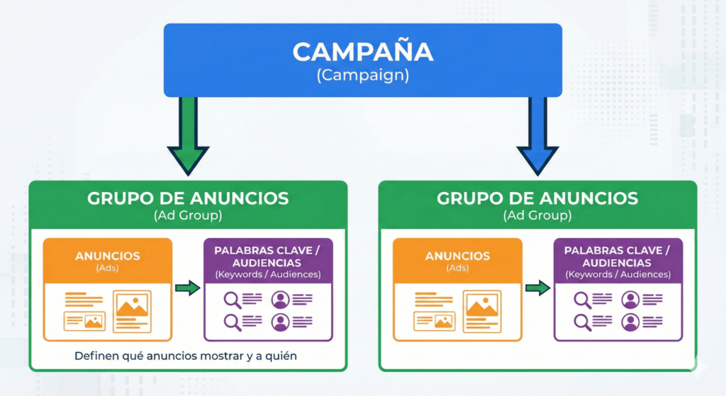 Tipos de campañas de Google Ads
