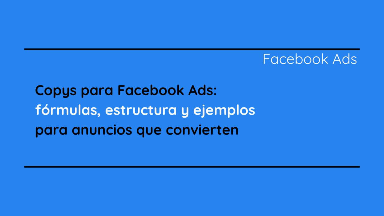 Copys para Facebook Ads