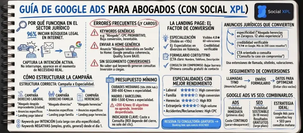 Google Ads para Abogados