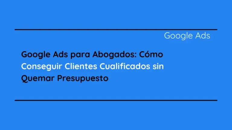 google ads para abogados